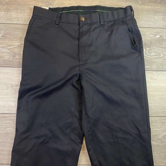 Brooks Brothers St Andrews Links Performance Golf Pants Navy Blue 33x32 - Picture 3 of 9